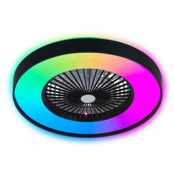 Colorful Designer Ceiling Fans With Lights and Remote for Bedroom Living room,Energy-saving and efficient