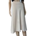 thumbnail image 2 of Joernso Women's Knee Length Skirt Summer Casual High Waisted Flared A-Line Skirt Stretchy Simple Foldover Midi Skirt, 2 of 8