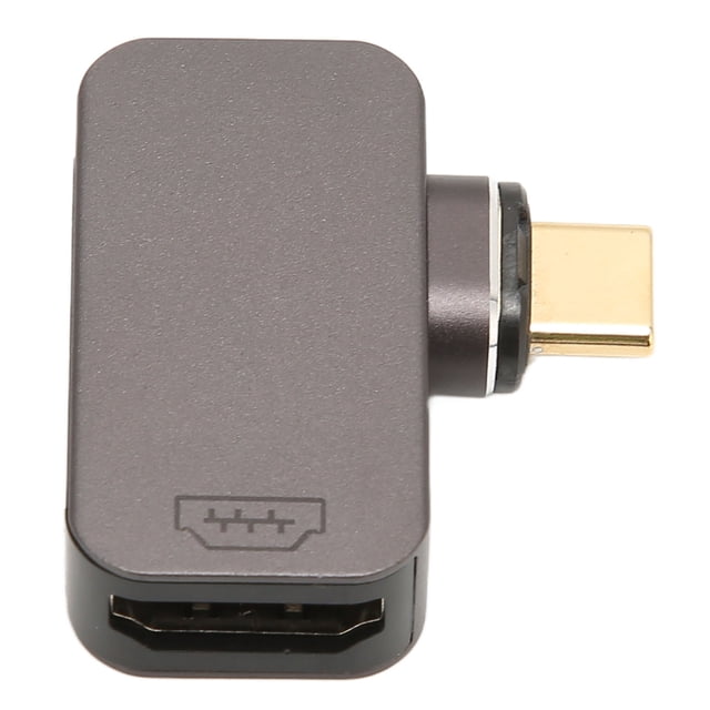 Adaptador De Interfaz Multimedia HD A Tipo C, Adaptador De Video Magnético De Imagen 3D De 24 Pines Para TV Para Computadora Portátil