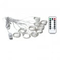 thumbnail image 3 of Luz LED para cortina de ventana con control remoto, 8 modos de luces decorativas de alambre de cobre, enchufe USB, luces de hadas 3x3metros, 3 of 8