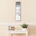 thumbnail image 4 of ArtToFrames 8" x 31" Bright Silver Picture Frame, 8x31 inch Silver Wood Poster Frame (WOM-4752), 4 of 8