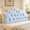 Blue, variant on College Dorm Bed Bolster Pillow, Long Reading Rectangular Headboard Pillow, Backrest Support Cushion for Sitting in Bed Daybed Pillows Soft
