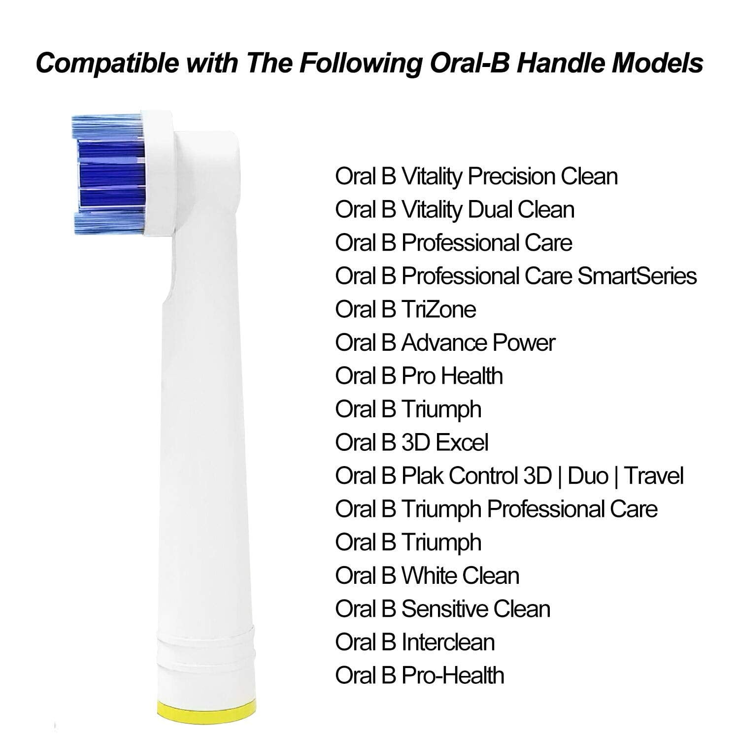 Toothbrush Heads Compatible With B Braun, 4 Pack Professional Electric Toothbrush Heads Brush Heads Refill Oral-B 7000/ Pro 1000/9600/ 500/3000/8000 | Walmart Canada
