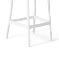thumbnail image 3 of WestinTrends Playa 29.5" Outdoor Polypropylene Plastic Patio Bar Height Stools (Set of 2), White, 3 of 16