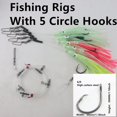 thumbnail image 2 of Glow Deep Drop Tilefish Rig, Excelente para la Pesca de Gota Profunda para Tilefish, Pargo de Agrupador, Plataforma de Pesca Inferior 6/0, 2 of 5
