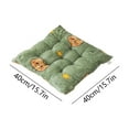 thumbnail image 3 of HongHeng Cute Soft Square Chair Pad Comfortable Chairs Cushion for office,Home or Car Sitting 15"x15"x3", 3 of 6