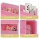thumbnail image 5 of Yeshouse Escritorio infantil con estante superior y gabinete de almacenamiento, mesa de madera para estudio o dormitorio, 5 of 7