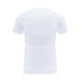 thumbnail image 7 of USNSM Mens Short Sleeve Tshirts Slim Fitted Crewneck Stretch Basic Tees Casual Classic Summer Solid Tops for Gym Workout White L, 7 of 7