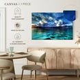 thumbnail image 5 of Elephant Stock Cozumel Ocean View Wall Art - Horizontal Canvas Wall Art - Living Room Wall Decor - Beach Canvas - Blue And Turquoise Decor - 45" x 30", 5 of 8