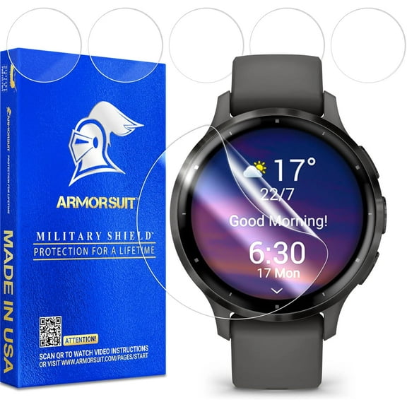 ArmorSuit 6 Pack for Garmin Venu 3S (41mm) Screen Protector MilitaryShield HD Clear Film - Made in USA