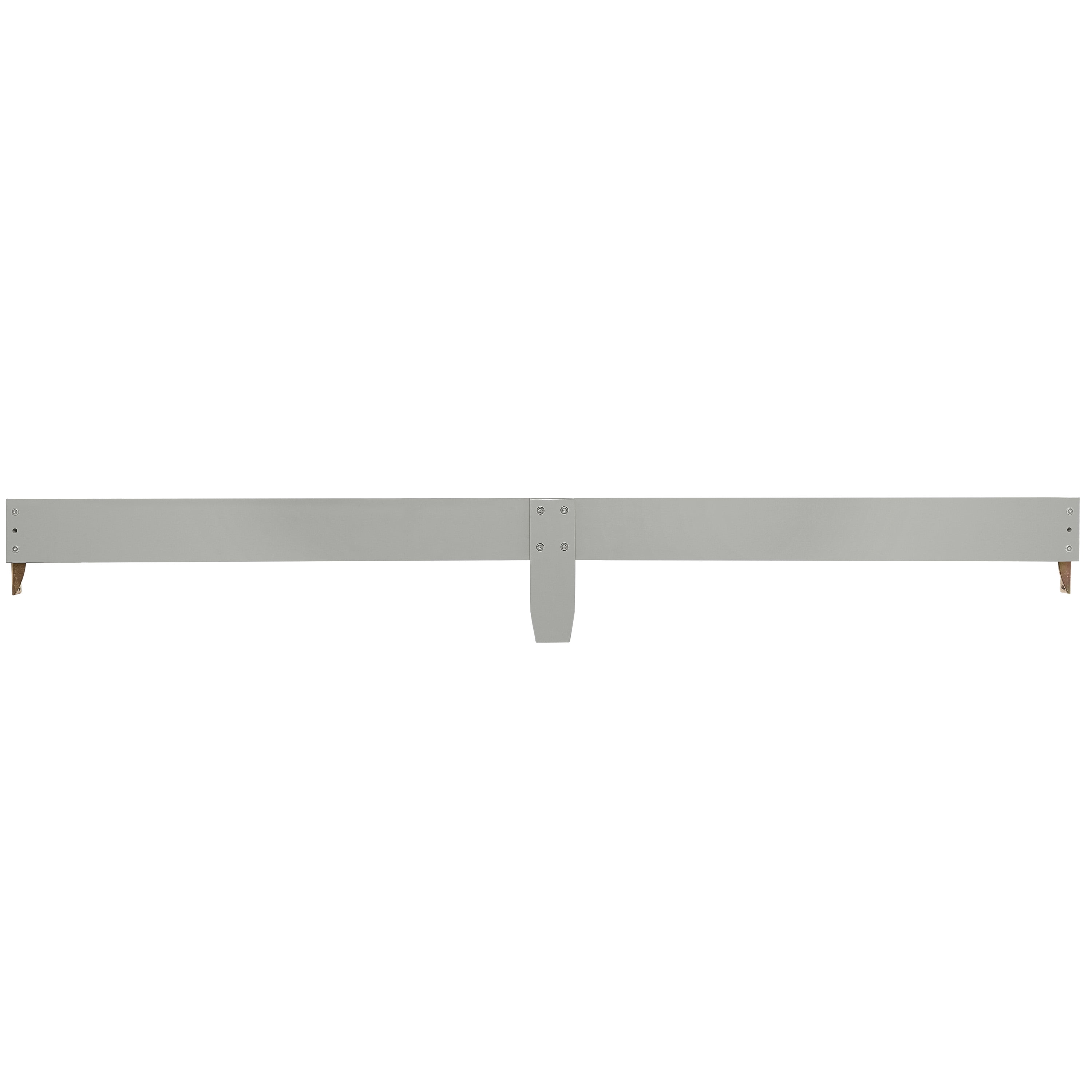 Dream On Me Mini Crib Bed Rail, Cool Grey
