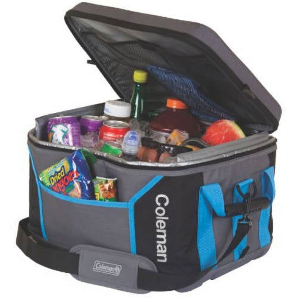 Coleman 75 Can Collapsible Sport Cooler - Gray&frasl;Blue