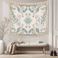 thumbnail image 5 of Retro Boho Small Tapestry for Bedroom Wall Hanging Tapestry, Farmhouse Ethnic Nation Abstract Flowers Ceiling Backdrop Tapestries Poster Blanket Wall Decor for Teens Room Living Room Dorm 23" x 28", 5 of 8