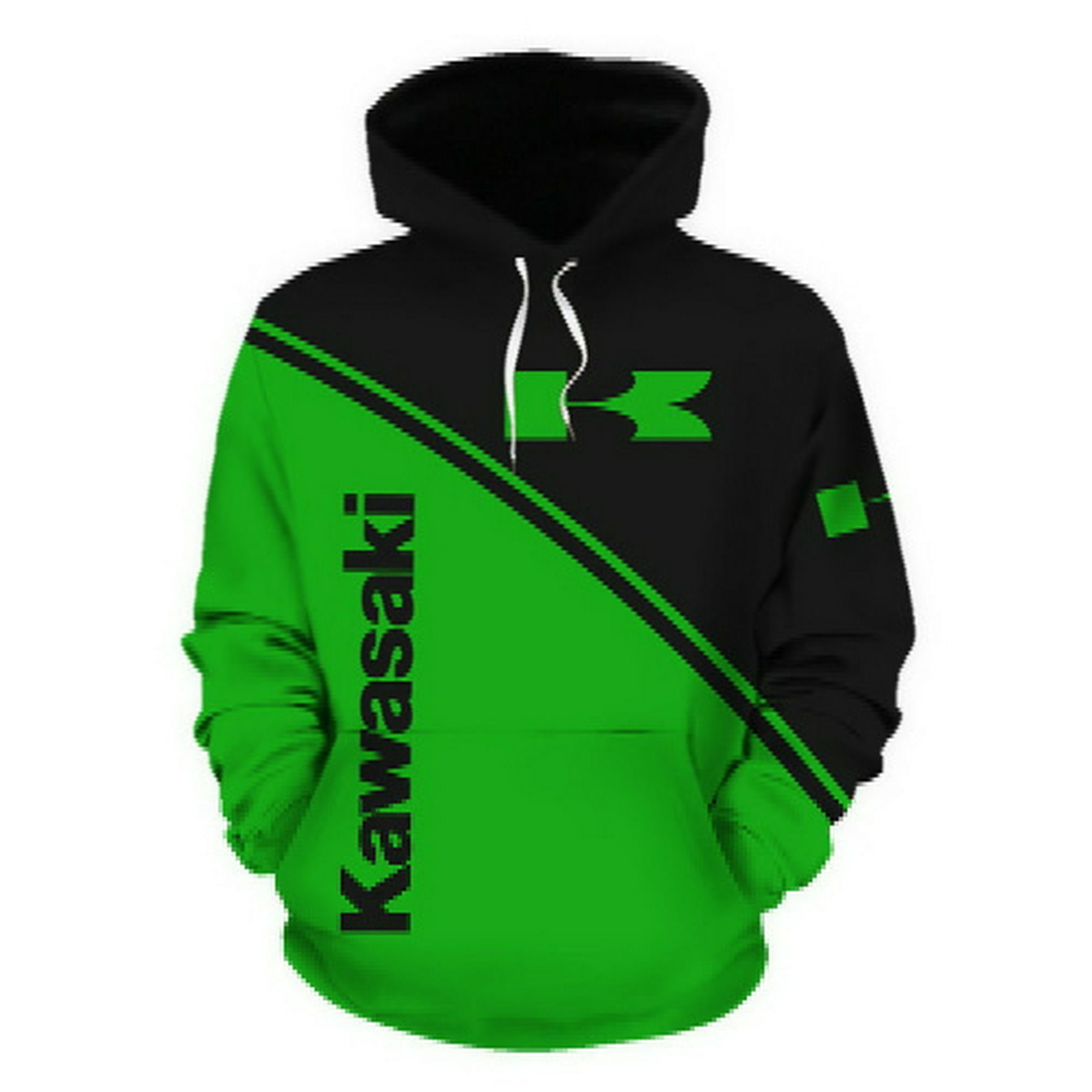 Kawasaki Racing Hooded Sweatshirt 3D Graphic Print Hoodie Unisex ZJKDGJKJ Walmart