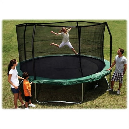 Jumppod Elite 14' Trampoline And Enclosu