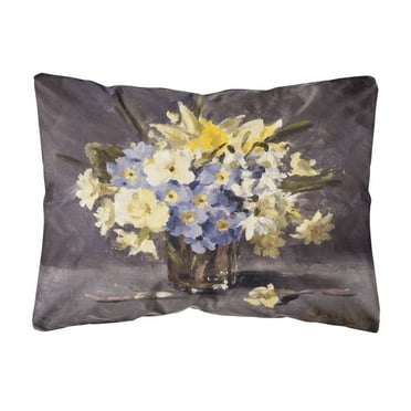 Carolines Treasures CJC0039PW1216 Spring Bouquet by John Codner Canvas Fabric Decorative Pillow, 12H x16W, multicolor