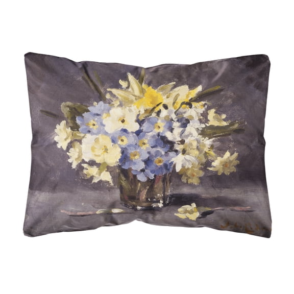 Carolines Treasures CJC0039PW1216 Spring Bouquet by John Codner Canvas Fabric Decorative Pillow, 12H x16W, multicolor