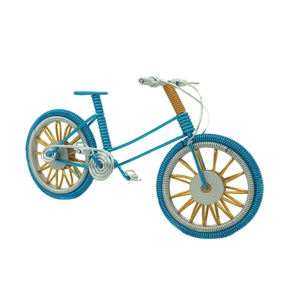 COSMOBETTY 1Set Mini Things Bicycle Ornament Random Color Handmade Model For Office Decoration