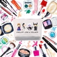 thumbnail image 3 of Bolsa de maquillaje BDPWSS Evil Females Chillin' Like a Villain Canvas, 3 of 7