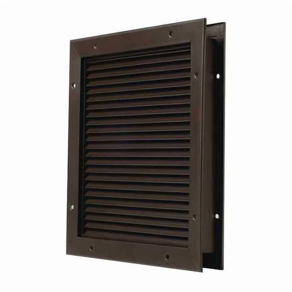 National Guard Louver, No Vision, Dk Bronze,12 x 12 L-700-BFDKB-12x12