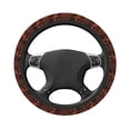 thumbnail image 5 of Cauagu Magma Fire Black Dragon Print Car Steering Wheel Cover - Universal Car Accessory for Diverse Cars for Steering Wheel with a Diameter of 14.5"-15", 5 of 7