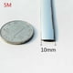 thumbnail image 2 of 5m Chrome Car Moulding Trim Strip Car Door Edge Scratch Protector Universal, 2 of 4