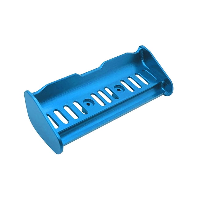 QualitChoice RC Tail Wing Sturdy Effective RC Rear Wing Spoiler for M162 M162 14209 16209 Argent Blue 114x45x25.5mm