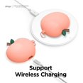 thumbnail image 3 of elago Peach AirPods Pro Case Cover Compatible with Apple AirPods Pro Case, 3D Cute Design Case Cover with Keychain, 3 of 5