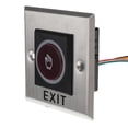 thumbnail image 1 of Interruptor de Salida Táctil Sunnimix Sistema de Seguridad Hogar Control de Acceso LED Interruptor de salida infrarrojo de la puerta, 1 of 8