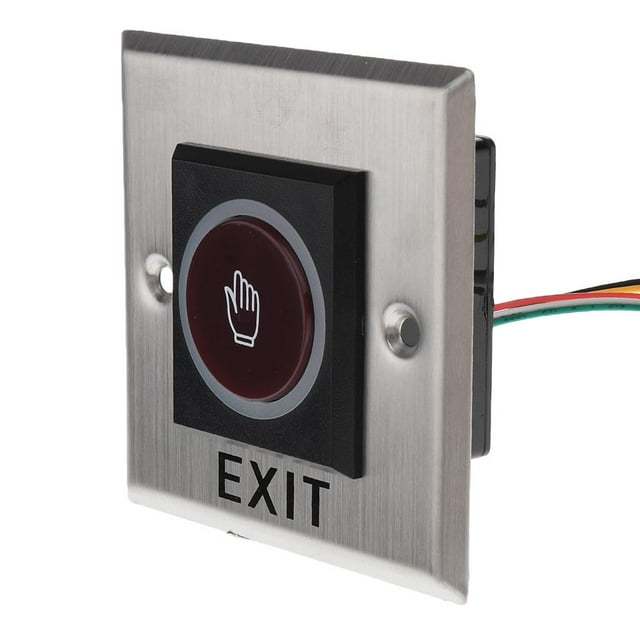 Interruptor de Salida Táctil Sunnimix Sistema de Seguridad Hogar Control de Acceso LED Interruptor de salida infrarrojo de la puerta