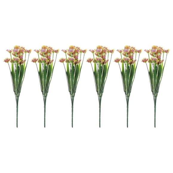 6 unids Simulado Flor Bouquet Boda Hogar Decorativo Bouquet Chic Flower Adorn