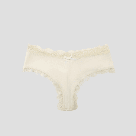 Fulorrnie Underwear for Women Comfort Briefs High Waisted Cute Panty Stretchable Elastic Waist Panties  Yellow  M