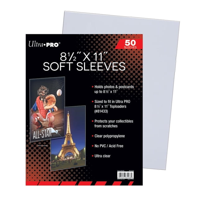 Fundas Blandas Ultra Pro De 8 1/2" X 11" (50)
