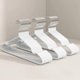 thumbnail image 1 of 10pcs Non-Slip Coated Metal Suit Coat Hanger Heavy Duty Clothes Hangers Metal Shirt Jacket Hanger with Round Notches for Dress, 1 of 6