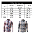 thumbnail image 4 of Camisa A Cuadros Manga Larga Con Botones Para Hombre, 4 of 4