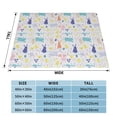 thumbnail image 3 of Toddler Blanket For Boys Girls Adult Lightweight Baby Kids Blanket Cute Soft Cute Rabbit Blankets Comfy Fleece Flannel Plush Crib Throw Blankets Gifts 60"X50", 3 of 7