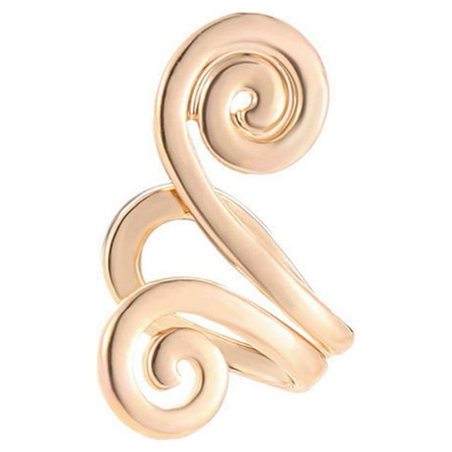 Maytalsory Boucles d'Oreilles Fausses Clips d'Oreilles pour Mariage Doré
