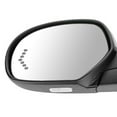 thumbnail image 3 of APA Replacement Power Folding Mirror for 2007 - 2014 SILVERADO SIERRA YUKON TAHOE SUBURBAN AVALANCHE with 7 Dot LED Signal Memory Puddle Light Heated Chrome Cap Driver Left Side GM1320499, 3 of 7