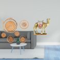 thumbnail image 2 of Artesanía de pared tejida de ratán para colgar en la pared, adorno decorativo de resina, figura de camello, decoración del hogar, adecuada para sala d, 2 of 8