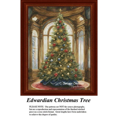 Christmas Cross-Stitch Patterns | Edwardian Christmas Tree (Pattern Only You Provide The Floss and Fabric) Christmas Cross-Stitch Patterns | Edwardian Christmas Tree (Pattern Only You Provide The Floss and Fabric)