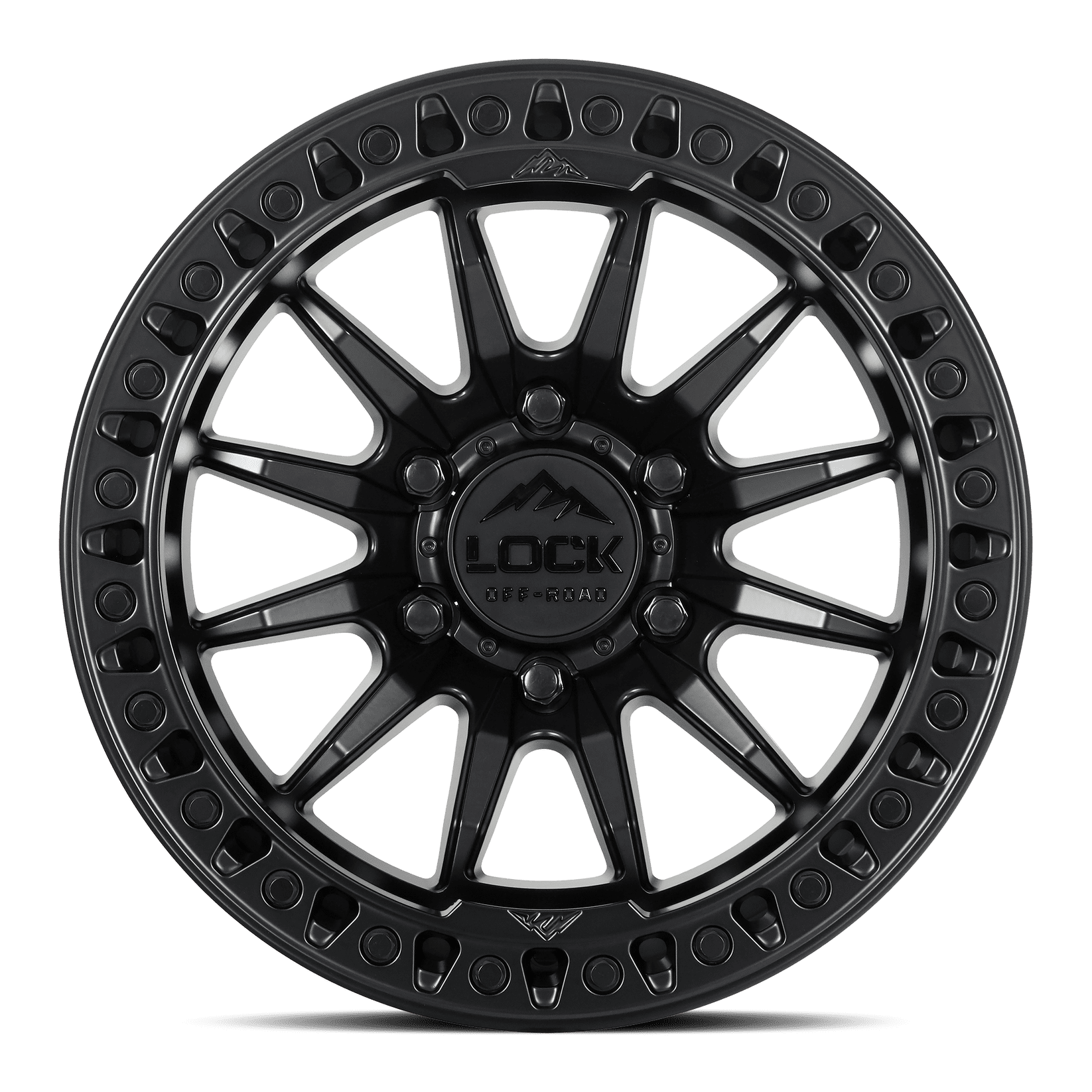 Lock Off-Road Trail Matte Black with Matte Black Ring 10-20