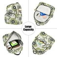 thumbnail image 5 of FORMRS Mini Backpack Purse for Women Travel Daypack Casual Shoulder Bag, Retro Flower, 5 of 7