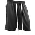 thumbnail image 2 of Hat and Beyond Men's Athletic Stripe Track Shorts with Drawstring, 2 of 5