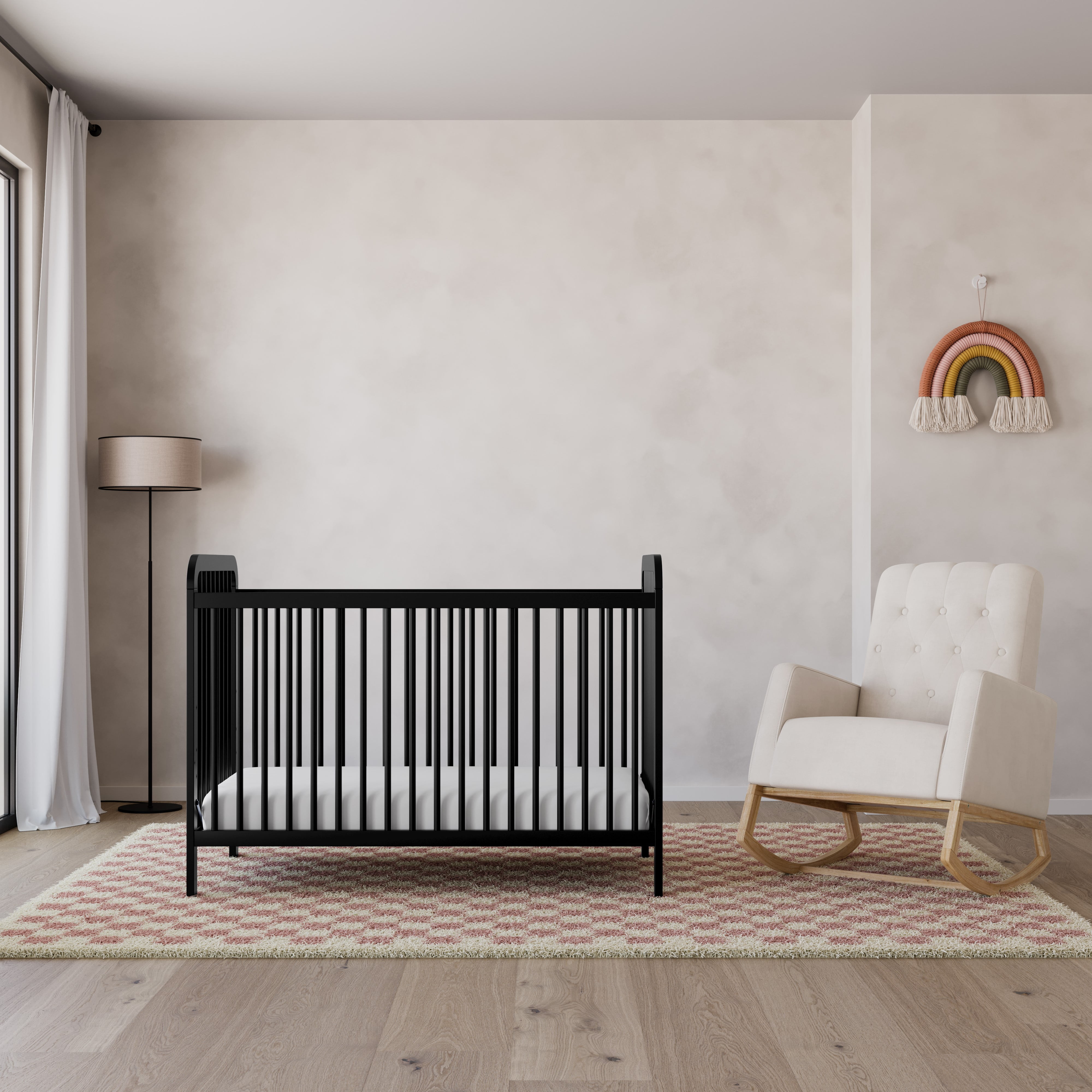 Storkcraft Northern Lights Infant Rocking Chair, Natural/Ivory White Polyester