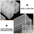 thumbnail image 3 of SEWCHICS 5-Pack Clear Plastic Storage Boxes for Laboratory Use, and Stackable Lab Organizers, 3 of 8