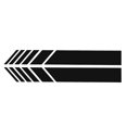 thumbnail image 1 of 2 Pcs Car Rearview Mirror Stickers Safety Simple Car Reflective Stickers for Doors Covers Window Black, 1 of 12