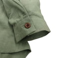 thumbnail image 7 of Long Sleeve Shirts for Men, Men's Button Down Long Sleeve Shirts Shirts Beach Casual Regular Fit Band Collar Shirts Men, 7 of 7