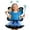 Z-Blue379, variant on SonxaHe Little Girl Outfits Role Play Short Sleeve Shirt Tutu Skirt Kids Stage Performance Party Outfit Set,4-Piece Blue,Size 4-12 Y