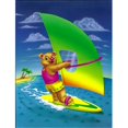 thumbnail image 1 of Ours en Peluche Drapeau à Voile Jardin Taille, 1 of 1