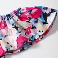 thumbnail image 5 of ASFGIMUJ Toddler Girls Fly Sleeve Floral Prints Tops And Jeans Shorts Two Piece Casual Suit Outfits,Size 18 Months-24 Months, 5 of 9